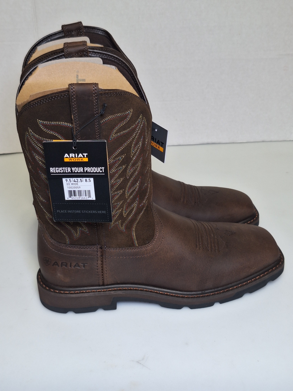 Ariat Men's Brown Ground Breaker Work Western Boots